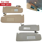 Car Sun Visor With Mirror Sunshade Panel For VW Volkswagen Golf 4 Jetta MK4 Passat Beetle Skoda Superb SEAT Leon Front 1998-2013