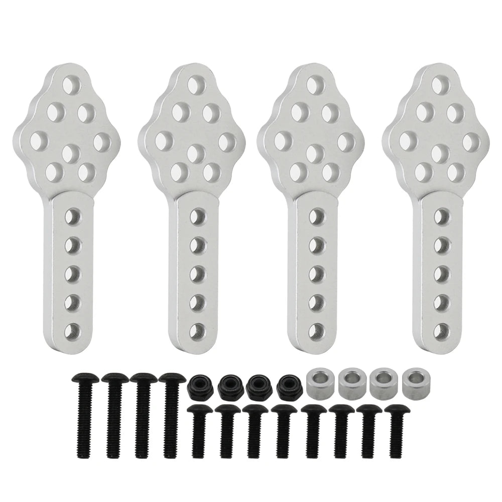 Aluminum Shock Absorber Mount for 1/10 RC Crawler Axial SCX10 90046 90047 D90 D110 close-up view