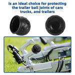 1PC Trailer Hitch Ball Cover Rubber Universal Tow Hitch Cap Protective Cover Dustproo lifestyle view