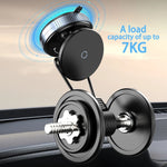 MagSafe Magnetic Car Phone Holder 360° Rotation Vacuum Suction Mount close-up view