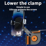 Aluminum Alloy Car Phone Holder for Tesla Model Y/3 | Gravity Navigation Support close-up view