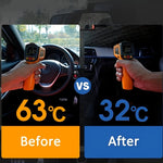 2025 Car Umbrella Windshield Sunshade | Foldable Front Window UV and Heat Protector alternate view