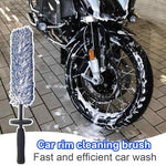Automotive Wheel Hub Brushes Ultrafine Fiber Dust Removal Duster Cleaning Tools Car Washing Supplies   Car Wash Brush