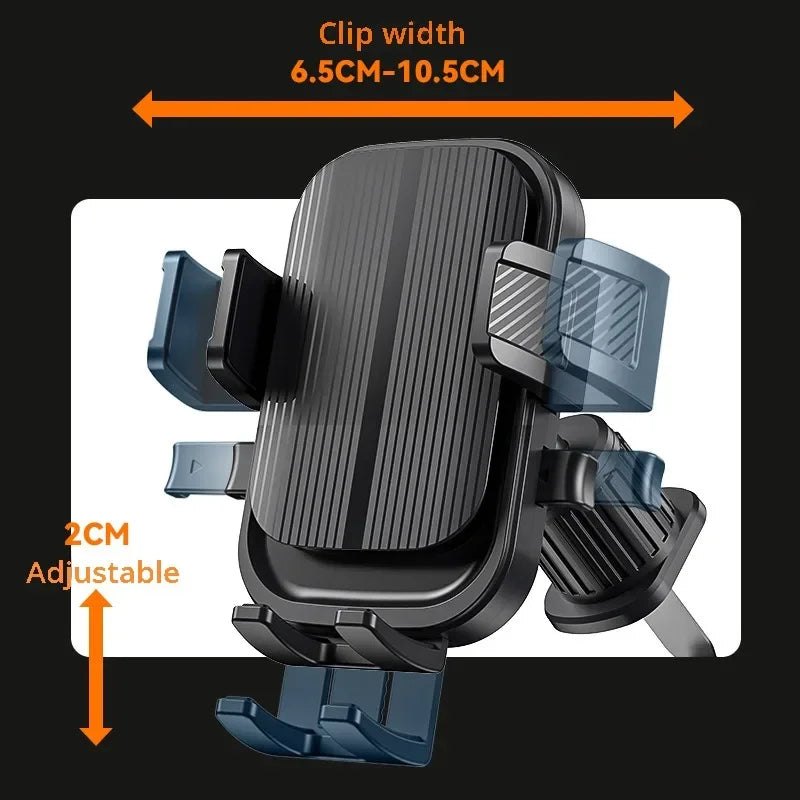 Flexible Car Phone Holder, Universal Air Vent Phone Mount for iPhone and Smartphones lifestyle view