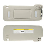 Car Sun Visor Grey Left/Right Side Sunshade Cover with Make-Up Mirror For Chevrolet/ GMC /Cadillac Escalade 2007-2014