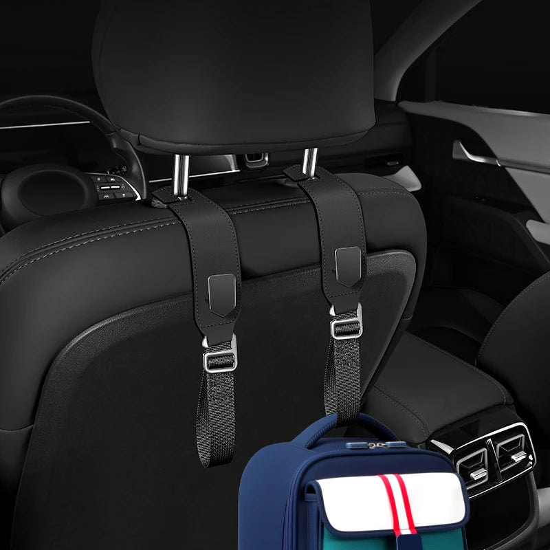 Universal Car Zinc Alloy Seat Back Hook Multifunctional Rear Storage Hook for Vehicles I detail view