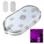 USB Charging LED Touch Light Mini Wireless Car Interior Lighting Auto Roof Ceiling Readi detail view