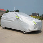 Universal SUV Sedan Full Car Cover | Waterproof Outdoor Protection Silver S-XXL detail view