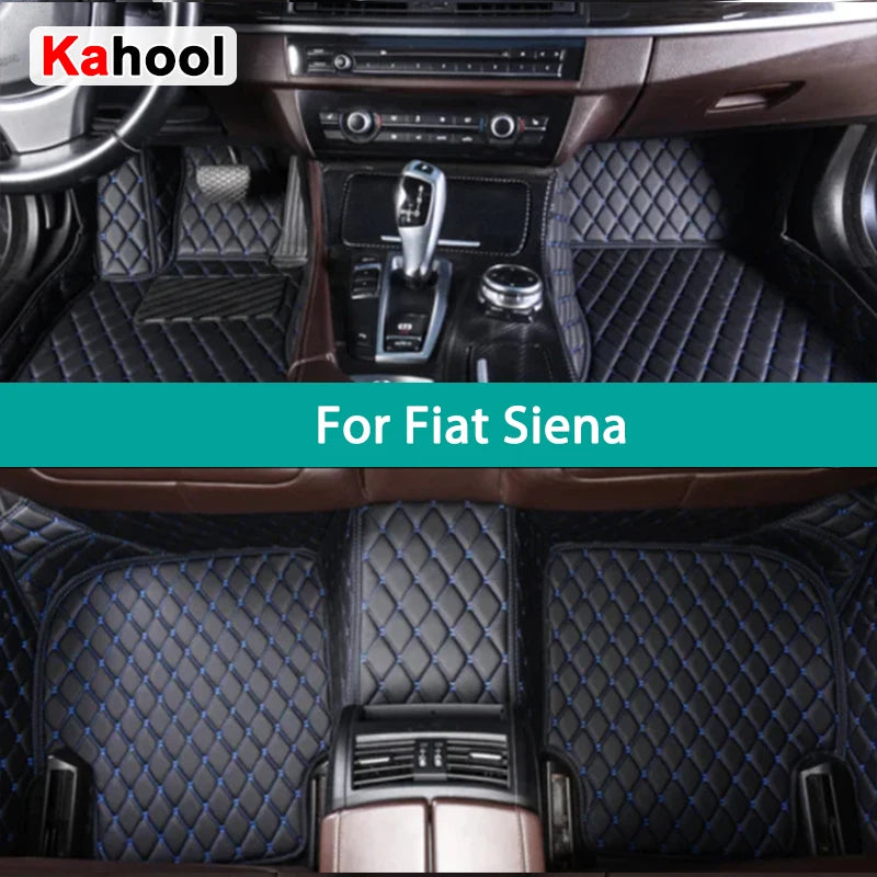 KAHOOL Custom Car Floor Mats For Fiat Siena Auto Carpets Foot Coche Accessorie