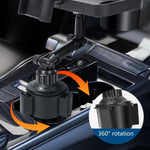 Car Food Rotatable Tray for Eating in Parked Car | Desk for Laptop with Cup Holder alternate view