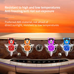 Car Air Freshener Cartoon Bear Style Air Outlet Rotatable Fan Vent Clips Perfume Diffusion Fragrance Long-lasting Interior Decor