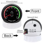 Custom 85mm Marine Boat Rudder Angle Gauge | 0-190ohm with Sensor for Ship Yacht close-up view