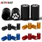 4Pcs Tire Valve Stem Cap Cover Set | Metal Tire Air Caps with O-Ring for Cars Trucks Motorcycles