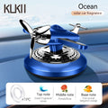 Solar Powered Rotating Air Freshener | Car Fragrance Diffuser with Propeller close-up view
