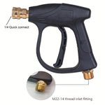 1/4'' High Pressure Washer Gun 4000PSI Car Wash Foam Spray Gun | Aluminium Valve Sh additional angle