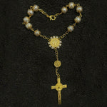 Cross pendant rosary necklace - religious style, stylish accessory for everyday decor alternate view