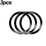 2024 Stainless Steel Universal Magnetic Metal Plate Ring For Magsafe Wireless Charger close-up view
