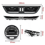 Car Front Dash Air Conditioner AC Vent Grille Outlet Cover Panel For Mercedes Benz CLS W219 CLS55 CLS63 CLS350 CLS500 2007-2009