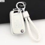 TPU Car Flip Key Case Cover Shell For Chevrolet Cruze Aveo Trax Sail Malibu Captiva additional angle