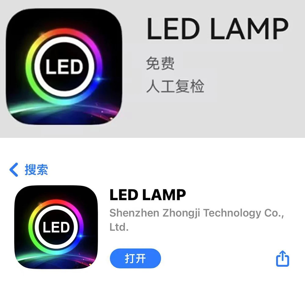RGBIC Symphony LED Car Ambient Light Strip Accessories Replacement Parts for Main Cont close-up view