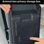 For Tesla Model 3 Y 2017~2026 Car Hidden Storage Box Model 3 Highland Y Juniper Center Console Armrest Organizer Box Accessories