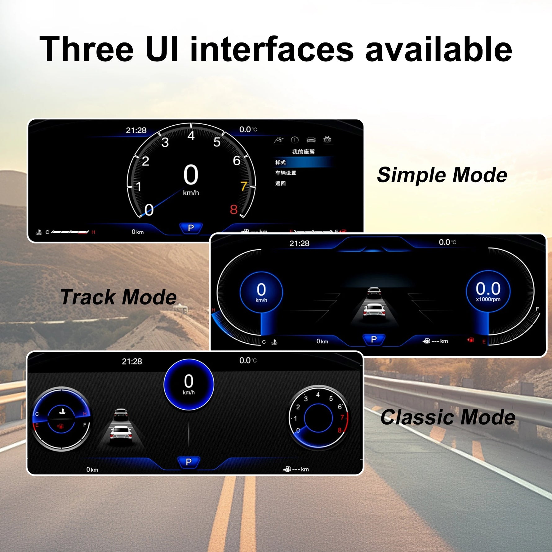 Digital Instrument Cluster for Opel Astra 2004-2010 | 12.3" HD Speedometer Upgrade lifestyle view