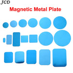 10pcs Silver Magnetic Metal Plates for Car Phone Holder | Universal Iron Sheet Mount Kit