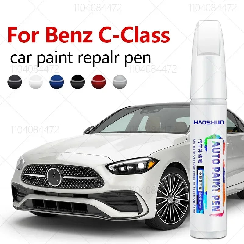 For Mercedes Benz C-Class 1993-2025 W204 W205 W206 Paint Repair Pen Touch Up Scratch Remover DIY Aut