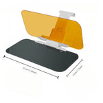 2025 Car Sun Visor Polarizing Sun Visor Clear Visual Anti Glare Car Day and Night Mirror Adjustable Windshield Car Accessories