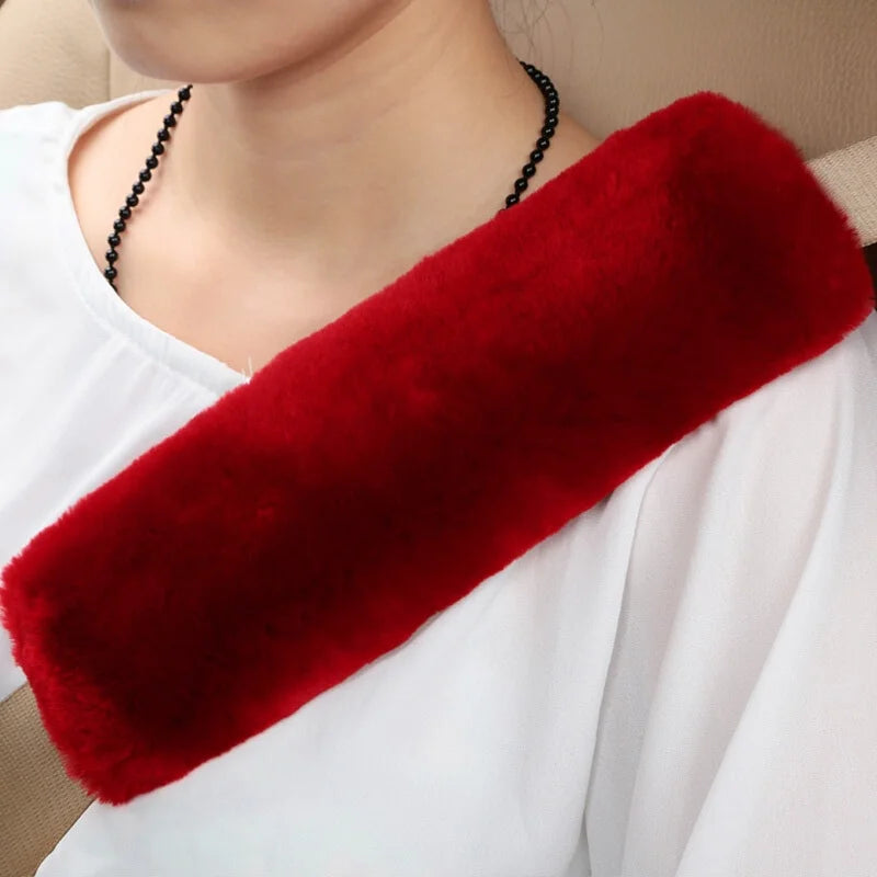 Car Seat Belt Cover, Shoulder Warmer Pad, Car Accessories 1 Pc additional angle