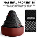 BUCKLOS Bicycle Handlebar Tape Anti-Slip EVA+PU Bicycle Handle Bar Cover Anti-Slip Roa close-up view
