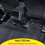 Tesla Model Y Juniper Underseat Protector | Seat Track Cover & Anti-Kick Slide Rail Pad Guard