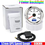 GPS Speedometer Gauge 52mm | 7 Color Backlight GPS Meter for Car Marine Boat 12V 24V lifestyle view