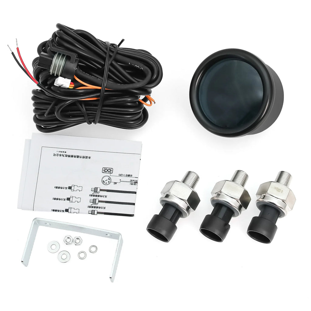 LED Triple Display Air Pressure Gauge | Digital Air Suspension Gauge 0-220PSI with 1/ lifestyle view