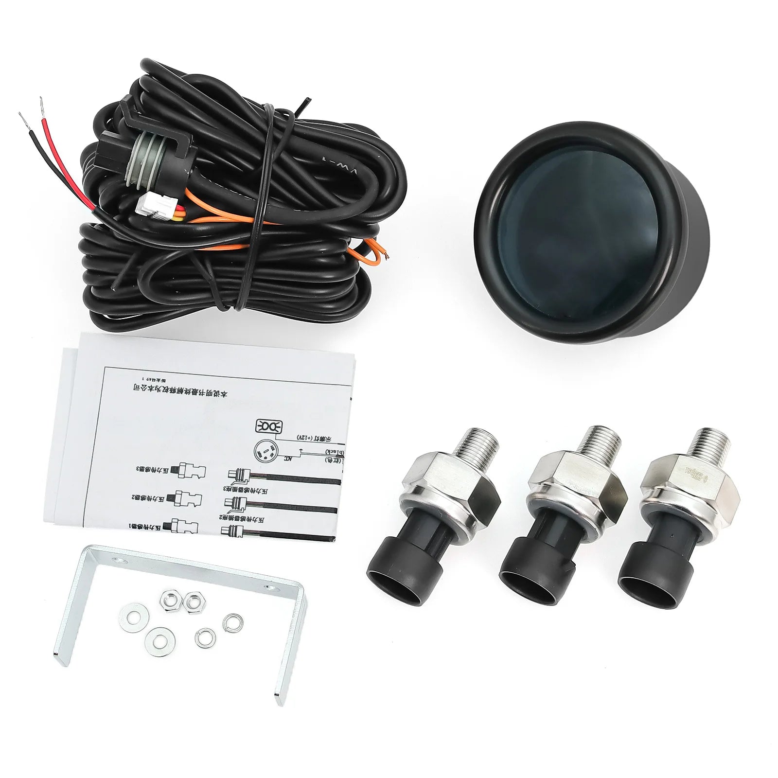 LED Triple Display Air Pressure Gauge | Digital Air Suspension Gauge 0-220PSI with 1/ lifestyle view