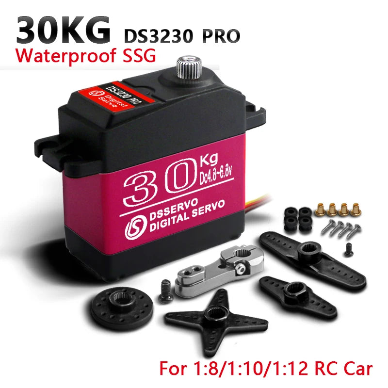 Waterproof Metal Gear Digital Servo For 1/8 1/10 Scale RC Baja Cars lifestyle view