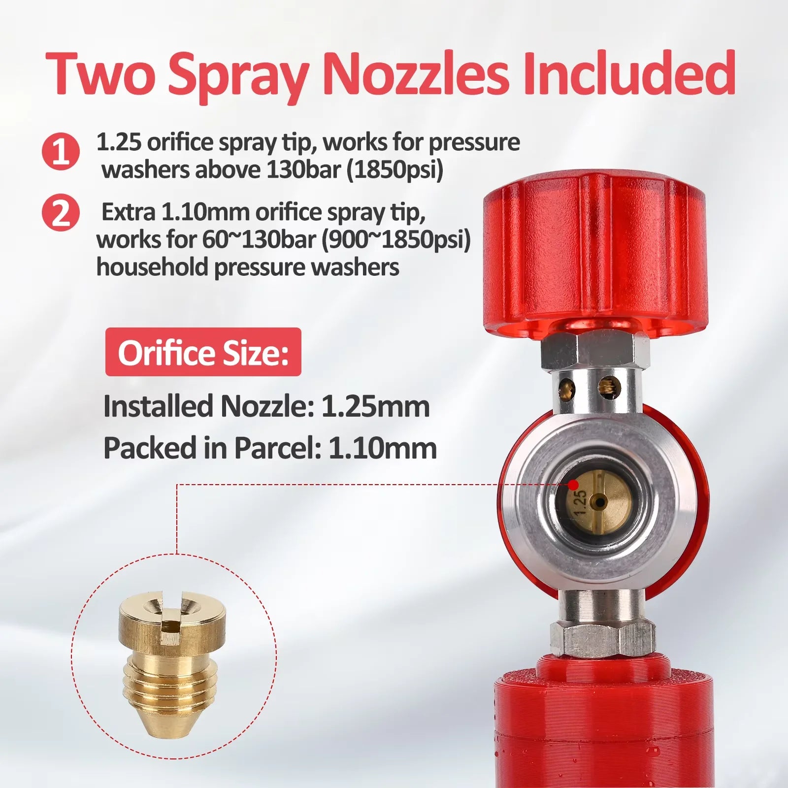Pressure Magnetic Foam Cannon Pro with 1/4 Quick Connector | 360° Adjustable Snow Foa alternate view