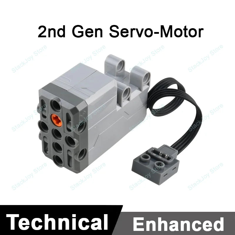 MOC Power Functions M/L/XL Motor Battery Box IR Remote Receiver for RC Car Robot Mode lifestyle view