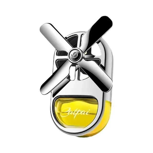 New Car Aromatherapy Air Freshener Rotary Propeller Exhaust Aromatherapy Creative Mini Perfume Decorative Accessories