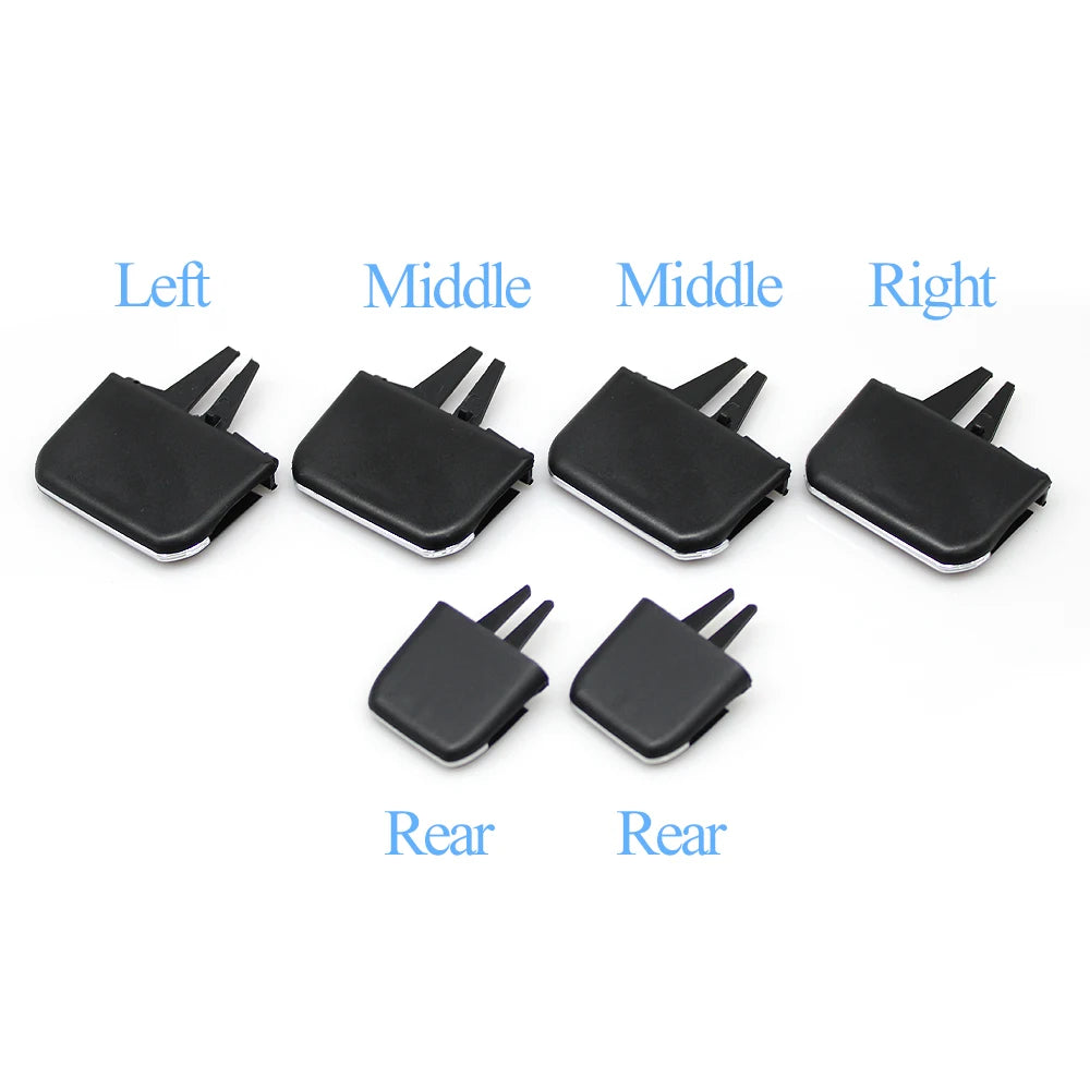 Car Dashboard Front Rear Air Conditioning AC Vent Grille Outlet Tab Clip Slider Repair Kit For VW Volkswagen Golf 7 2014-2020