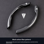 Car Carbon Fiber Texture Steering Wheel Cover For Deepal SL03 L06 L07 S05 S07 G318 additional angle
