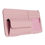 Car Sun Visor Organizer with Glasses Holder, Card & Pen Pockets