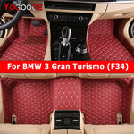 YOGOOGE Custom Car Floor Mats For BMW 3GT Gran Turismo F34 2012-2023 Auto Carpets Foot Coche Accessorie