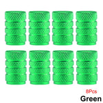 Aluminum Tire Valve Caps | Dustproof Universal Stem Covers for Cars, Bikes, Trucks, additional angle