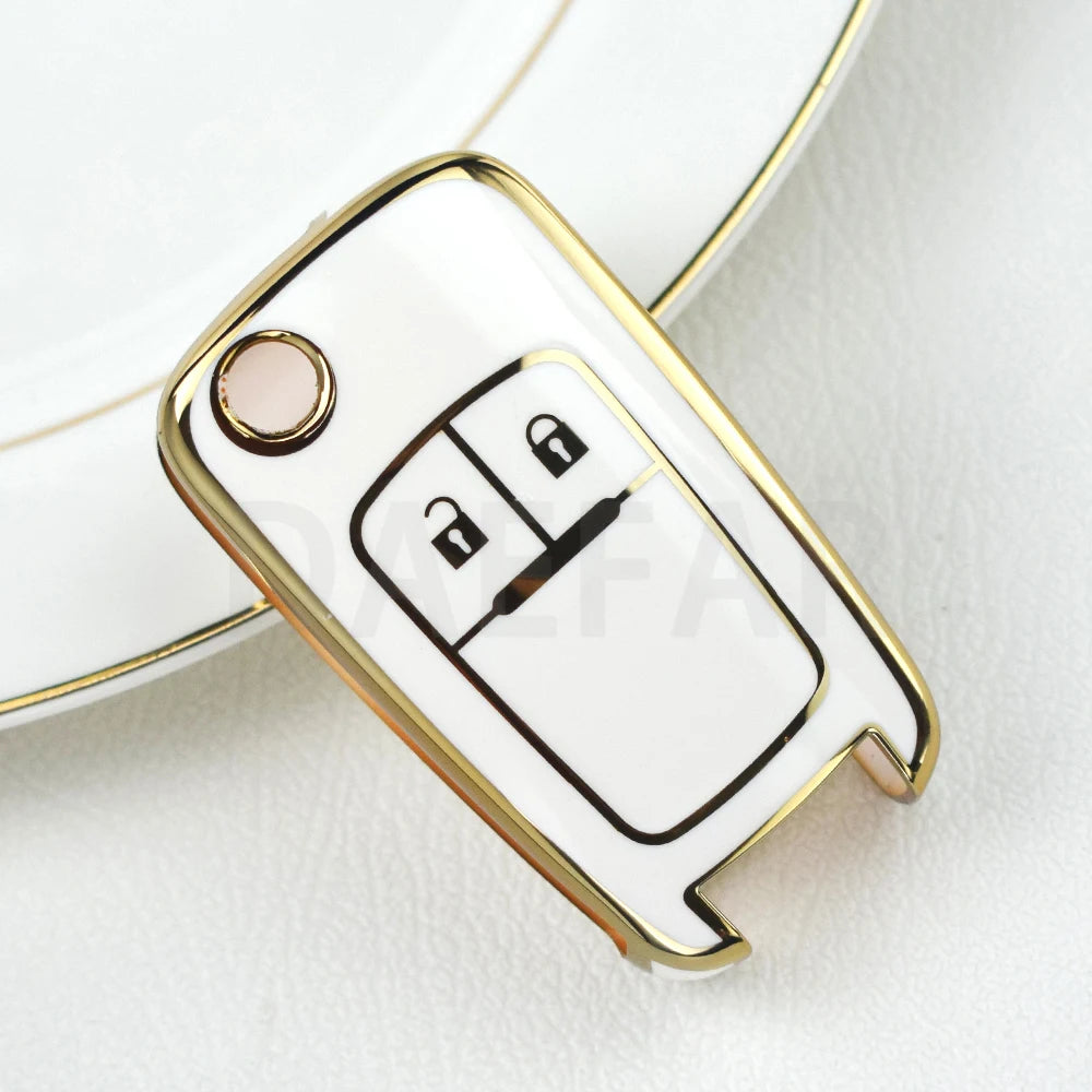 2 Buttons TPU Car Key Shell for Chevrolet Cruze Epica Lova Camaro Impala for Buick Opel detail view