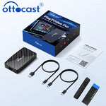 OTTOCAST Play2Video Pro Android Ai Box Pro Built in YouTube Netflix Tiktok IPTV Wired close-up view
