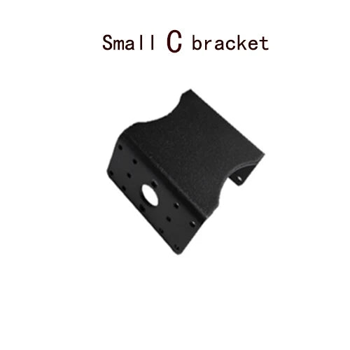 Black Multi Dof Robot Parts Accessory M3/M4 Screw U Beam Servo Bracket For Robot Kit Standard Part Steering Bearing Bracket Kit