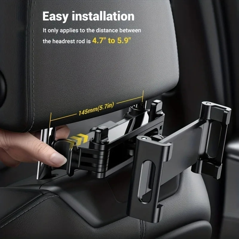 Car Tablet Headrest Mount | Adjustable Stand Cradle for 5" to 12.9" Devices lifestyle view