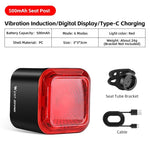 WEST BIKING Bike Tail Light Smart Sensing MTB Road Bike Rear Light IPX5 Waterproof Ty alternate view