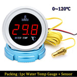 52mm Car Gauge Set | Water Temperature Oil Level Voltmeter Fuel Pressure Meter alternate view